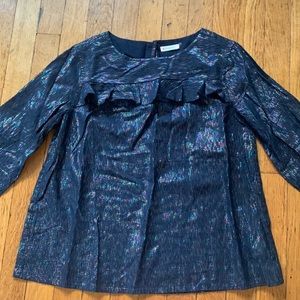 J Crewcuts festive blouse